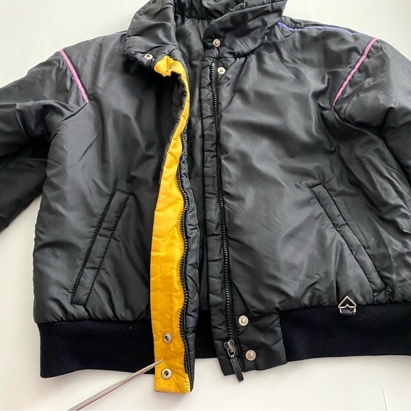 Obermeyer Black Puffer Ski Winter Coat Girls 14 Outerwear Snowboarding Jacket - Picture 6 of 15